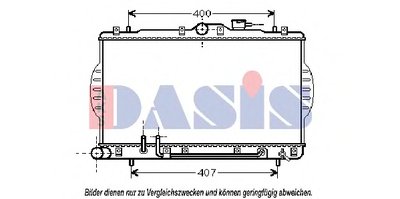 Радиатор, охлаждение двигателя AKS DASIS купить