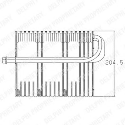 Испаритель, кондиционер DELPHI купить