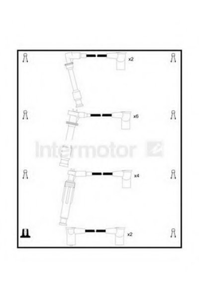 Комплект проводов зажигания Intermotor STANDARD купить