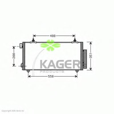 Конденсатор, кондиционер KAGER купить