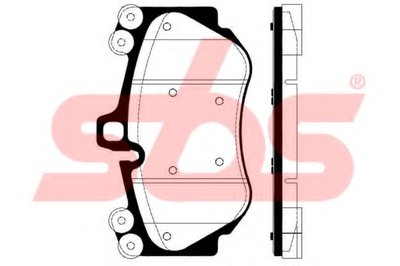 Комплект тормозных колодок, дисковый тормоз sbs купить