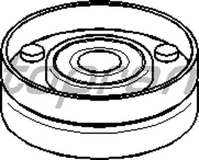 Паразитный / ведущий ролик, поликлиновой ремень TOPRAN купить