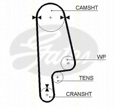 Ремень ГРМ TRISCAN купить
