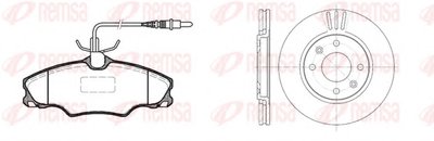 Комплект тормозов, дисковый тормозной механизм Twin Kit REMSA купить