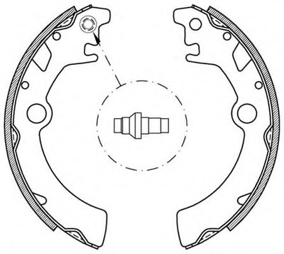 Комплект тормозных колодок ADVANCE OPEN PARTS купить