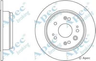 Тормозной диск APEC braking купить