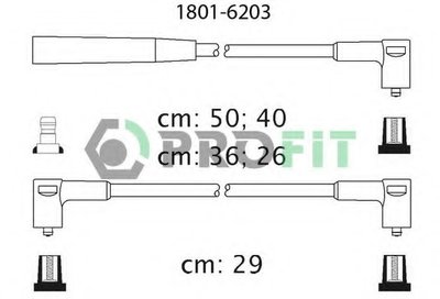 Комплект проводов зажигания PROFIT купить