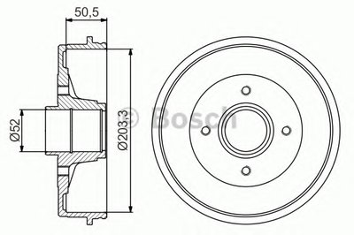 Тормозной барабан BOSCH купить