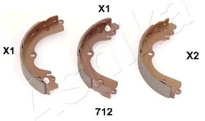 Комплект тормозных колодок ASHIKA купить