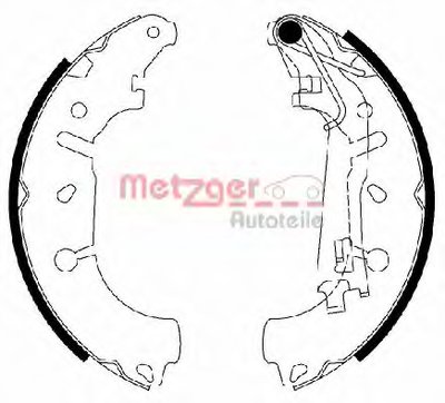 Комплект тормозных колодок METZGER купить