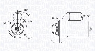 Стартер MAGNETI MARELLI купить