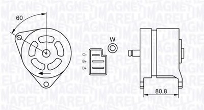 Генератор MAGNETI MARELLI купить