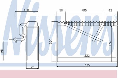 Испаритель, кондиционер NISSENS купить