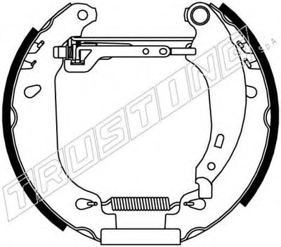 Комплект тормозных колодок FAST KIT TRUSTING купить