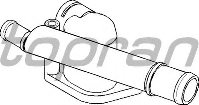 Фланец охлаждающей жидкости TOPRAN купить
