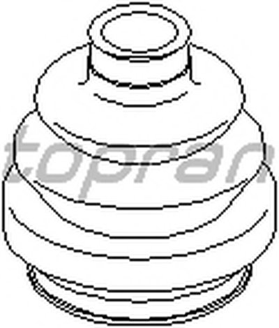 Пыльник, приводной вал TOPRAN купить