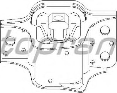 Кронштейн двигателя TOPRAN купить
