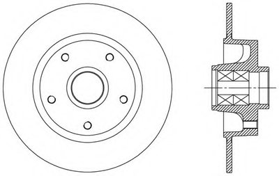 Тормозной диск ADAPTIVE OPEN PARTS купить