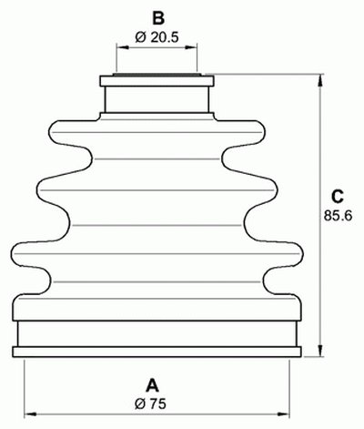 Комплект пылника, приводной вал SPIN OPEN PARTS купить