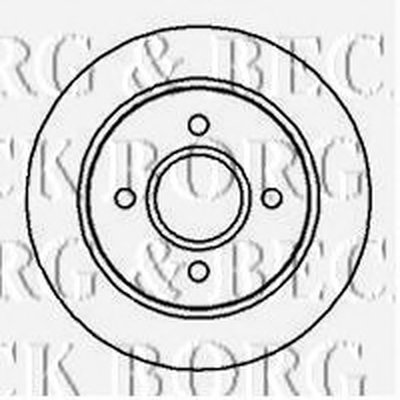 Тормозной диск BORG & BECK купить
