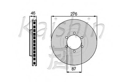 Тормозной диск KAISHIN купить