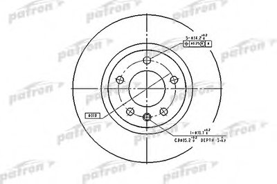 Тормозной диск PATRON купить