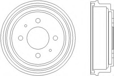 Тормозной барабан HELLA PAGID купить