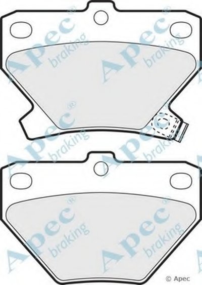 Комплект тормозных колодок, дисковый тормоз APEC braking купить