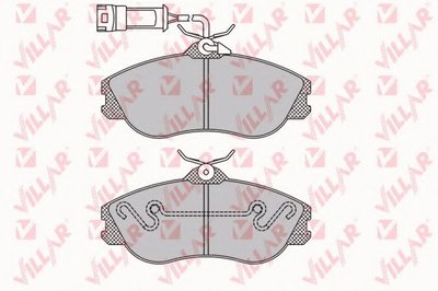 Комплект тормозных колодок, дисковый тормоз VILLAR купить