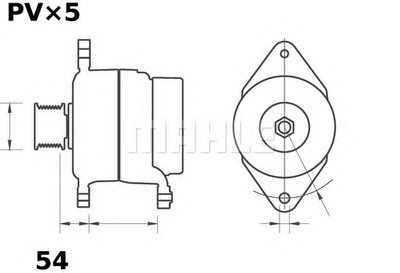 Генератор MAHLE ORIGINAL купить