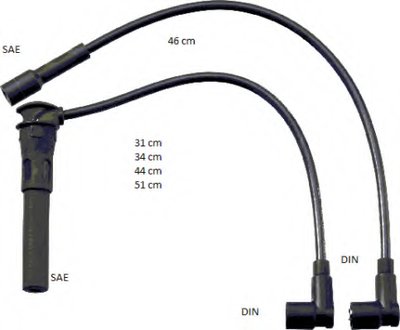 Комплект проводов зажигания BERU купить
