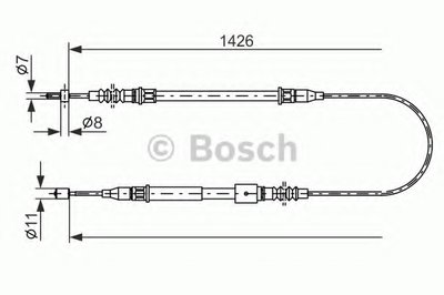 Трос, стояночная тормозная система BOSCH купить