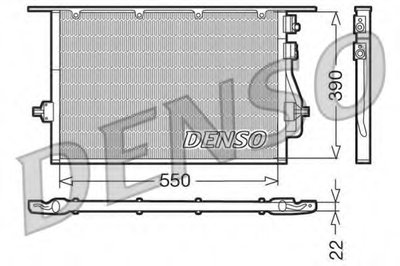 Конденсатор, кондиционер DENSO купить