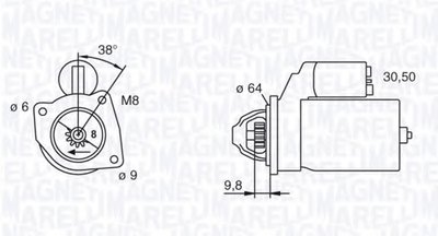 Стартер MAGNETI MARELLI купить