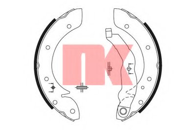 Комплект тормозных колодок NK купить