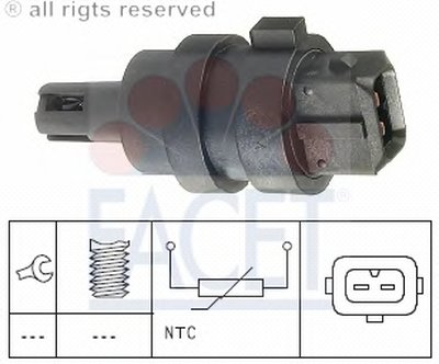 Датчик, температура впускаемого воздуха FACET купить