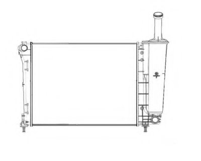 Радиатор, охлаждение двигателя NRF купить