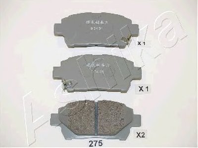 Комплект тормозных колодок, дисковый тормоз ASHIKA купить