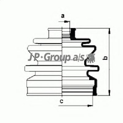 Комплект пылника, приводной вал QH JP GROUP купить