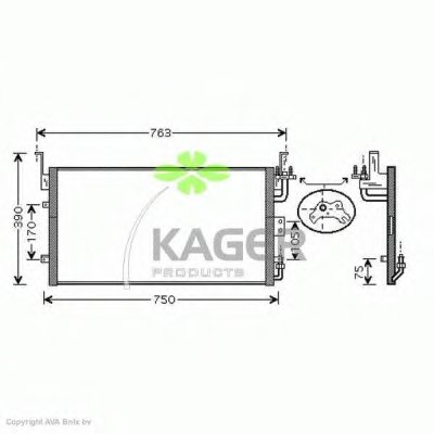 Конденсатор, кондиционер KAGER купить