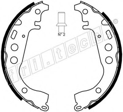 Комплект тормозных колодок REPARATION KIT fri.tech. купить