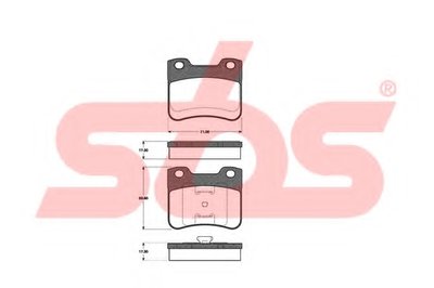 Комплект тормозных колодок, дисковый тормоз sbs купить