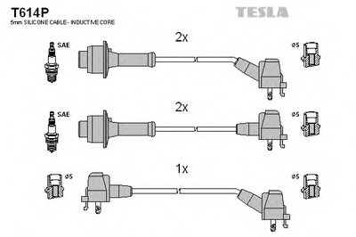 Комплект проводов зажигания TESLA купить