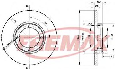 Тормозной диск Premium Carbon + FREMAX купить