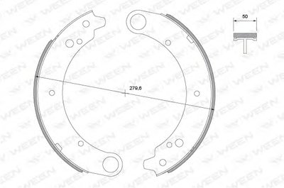 Комплект тормозных колодок WEEN купить