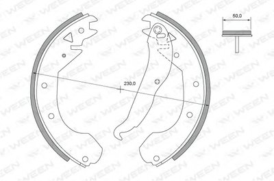 Комплект тормозных колодок WEEN купить