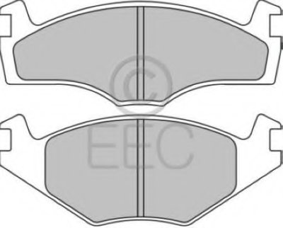 Комплект тормозных колодок, дисковый тормоз EEC купить