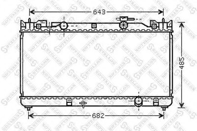 Радиатор, охлаждение двигателя STELLOX купить