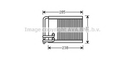 Теплообменник, отопление салона AVA QUALITY COOLING купить