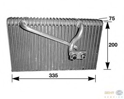 Испаритель, кондиционер BEHR HELLA SERVICE HELLA купить